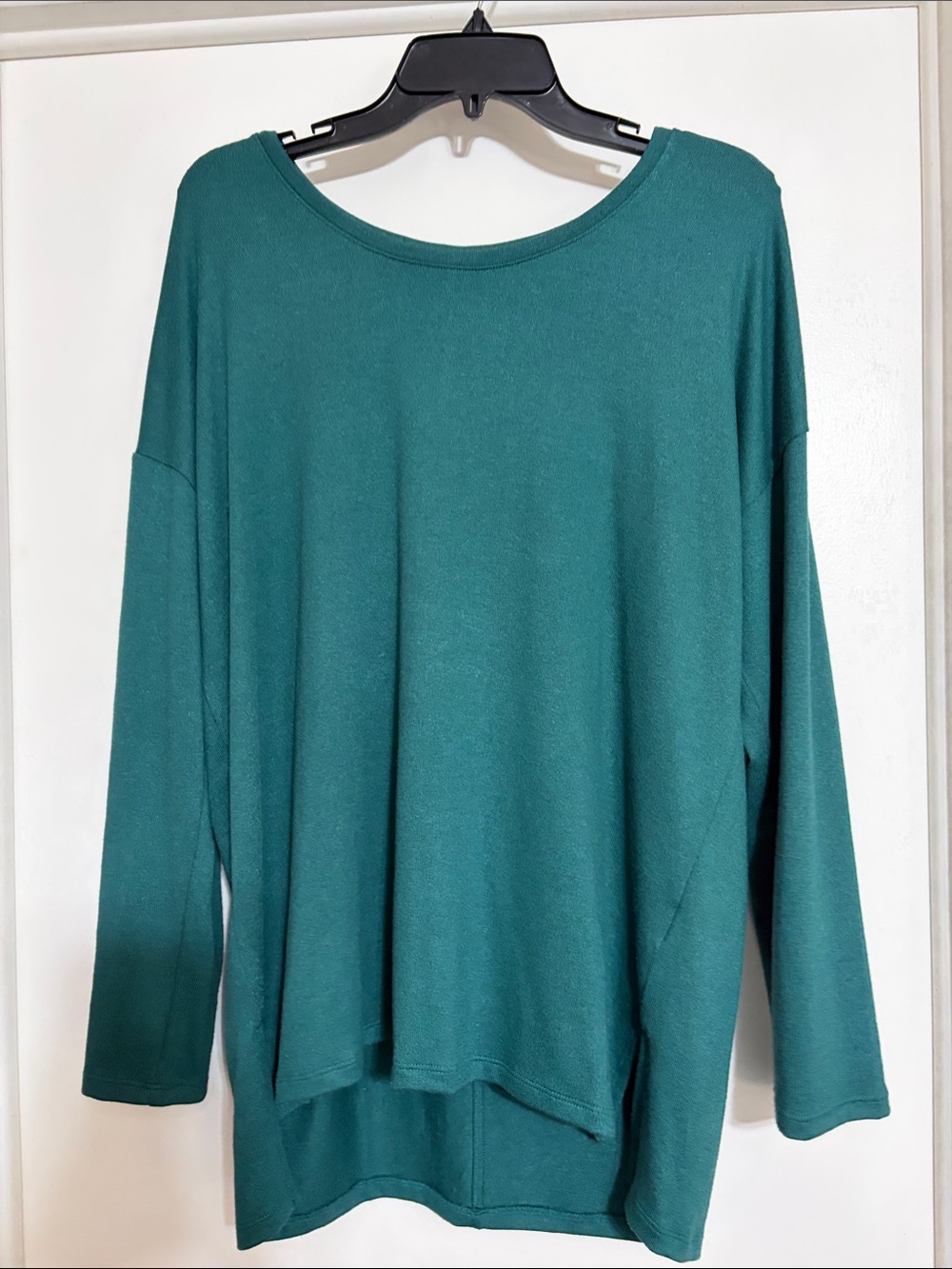 Banana Republic Teal Long-Sleeve Relaxed Tunic